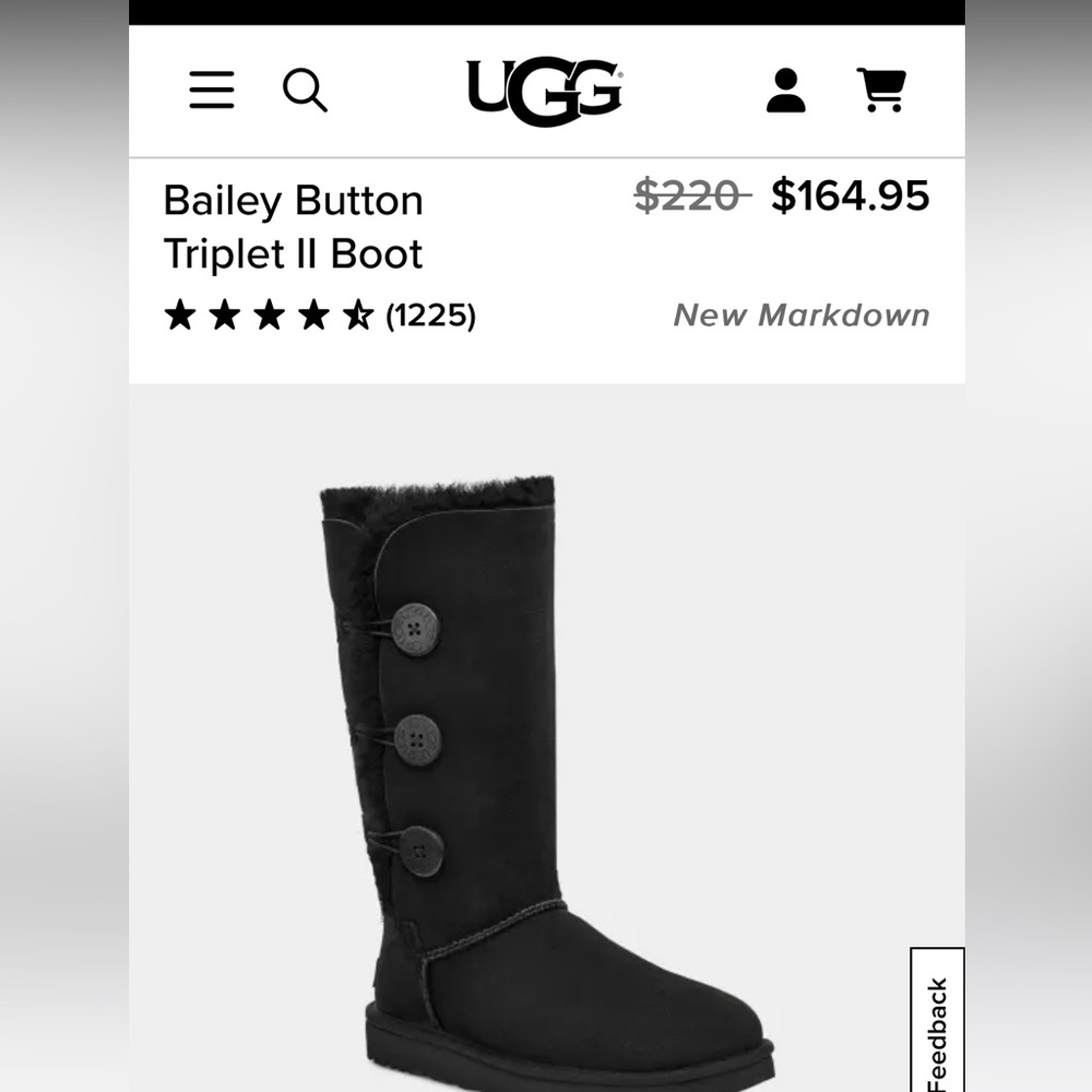 Ugg Bailey Button Triplet Ll Boot - image 8